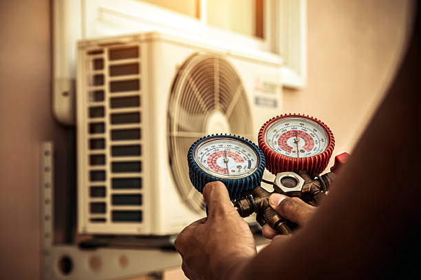 Professional Hvac Installation technician working in Concord, NC